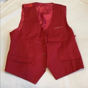 Red Suit Vest